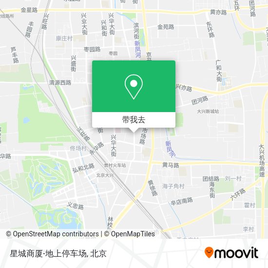 星城商厦-地上停车场地图