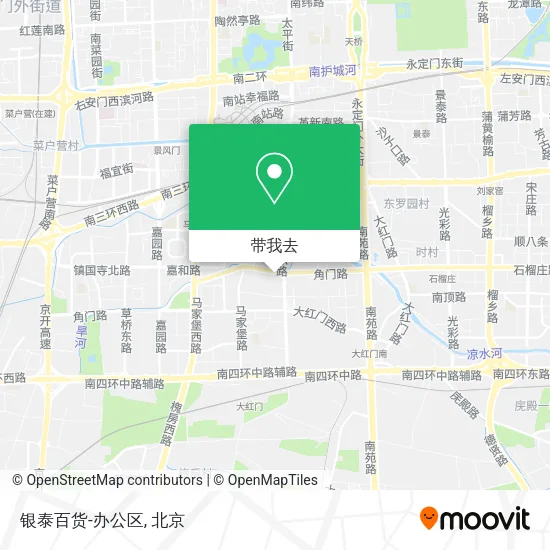 银泰百货-办公区地图