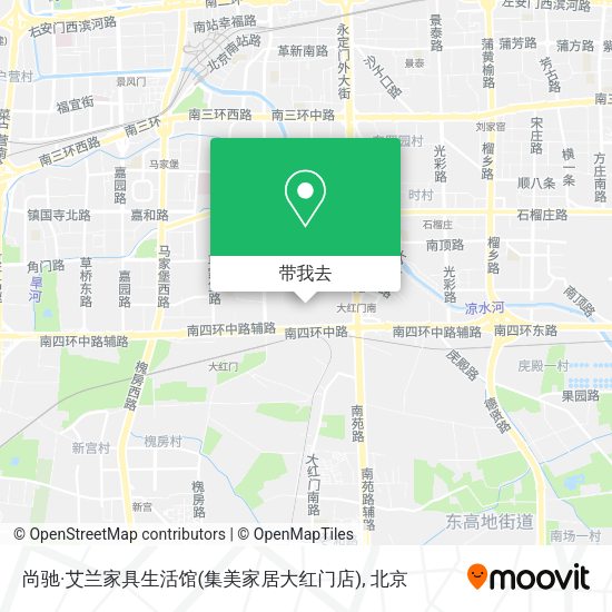 尚驰·艾兰家具生活馆(集美家居大红门店)地图