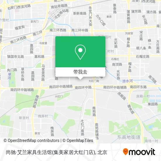 尚驰·艾兰家具生活馆(集美家居大红门店)地图