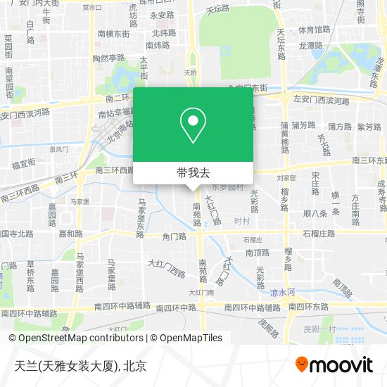 天兰(天雅女装大厦)地图
