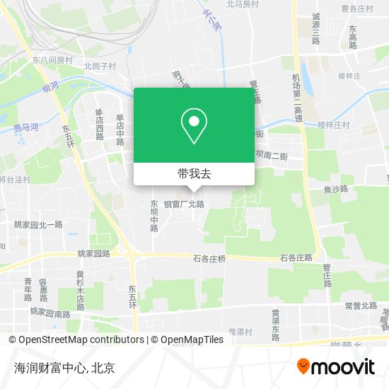 海润财富中心地图