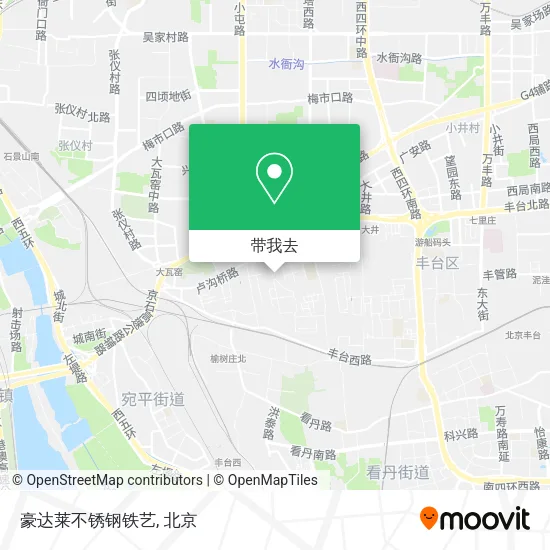 豪达莱不锈钢铁艺地图