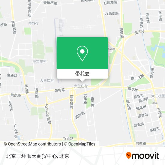 北京三环顺天商贸中心地图