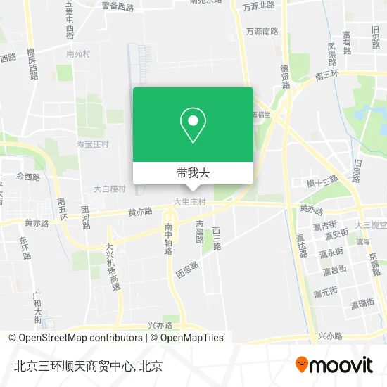 北京三环顺天商贸中心地图