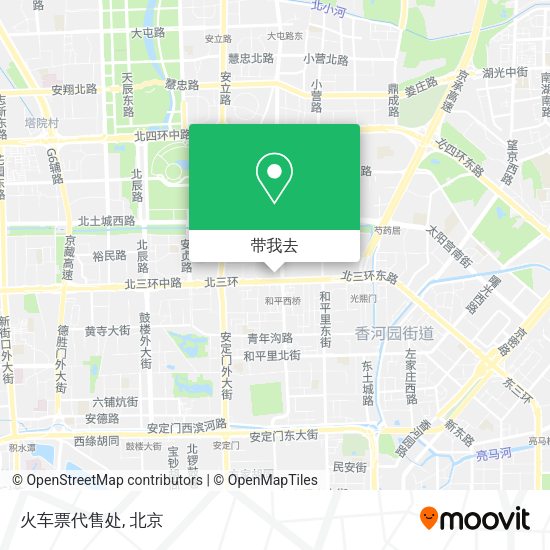 火车票代售处地图