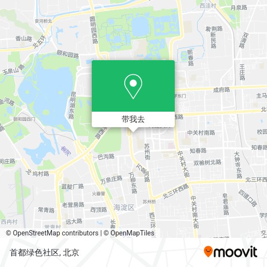首都绿色社区地图