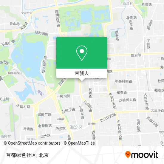 首都绿色社区地图