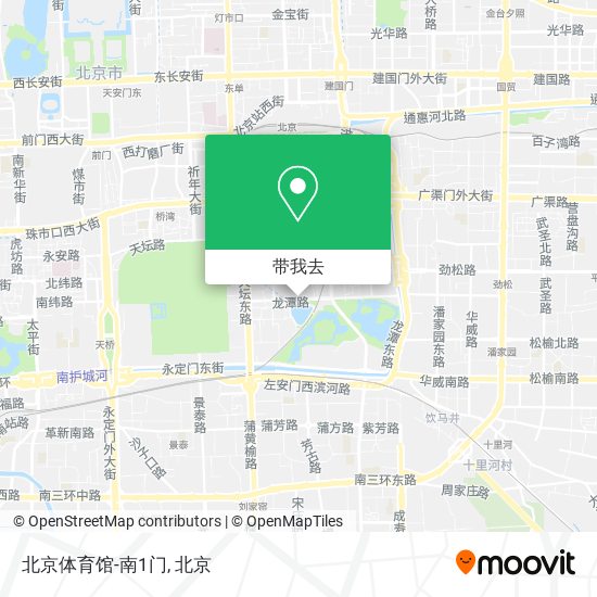 北京体育馆-南1门地图