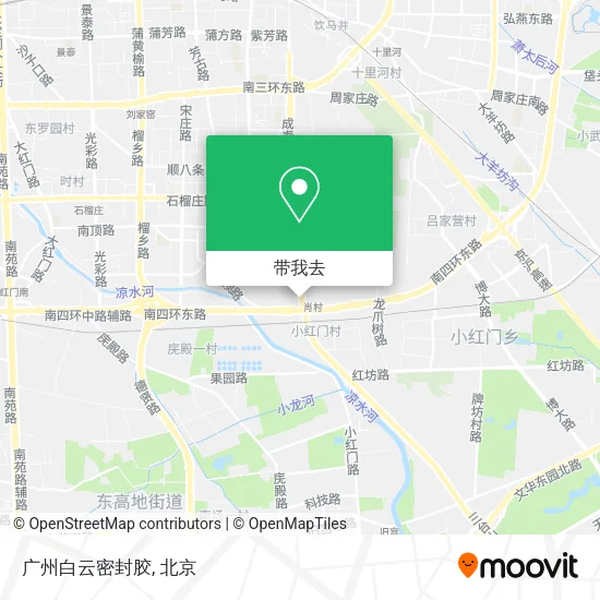 广州白云密封胶地图