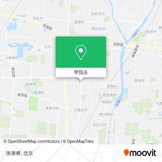 张谢桥地图