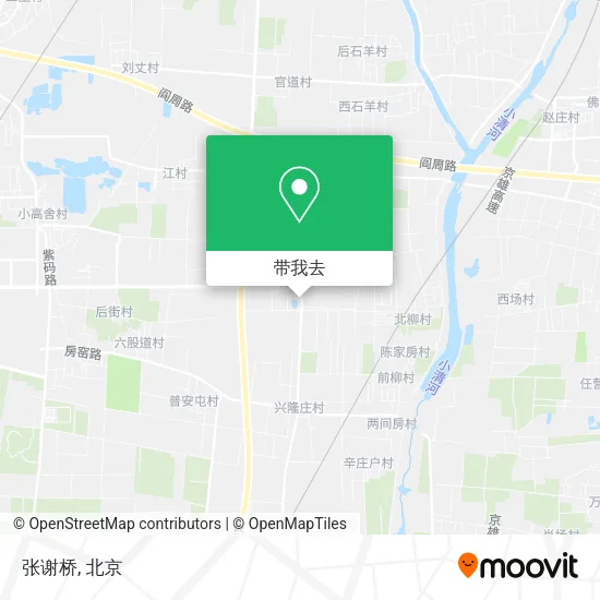 张谢桥地图