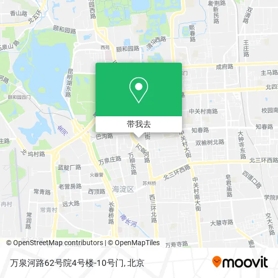 万泉河路62号院4号楼-10号门地图