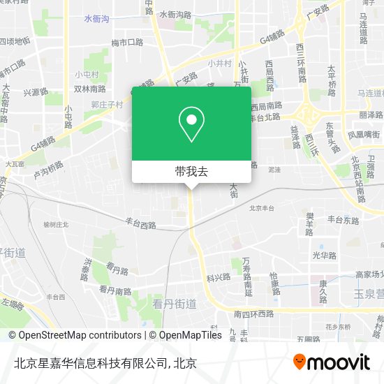 北京星嘉华信息科技有限公司地图