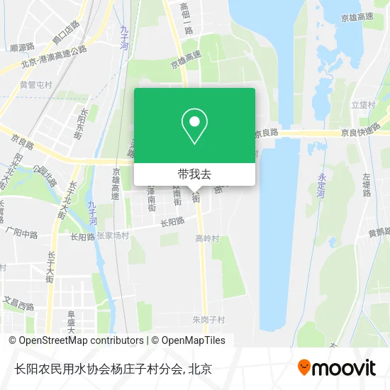 长阳农民用水协会杨庄子村分会地图