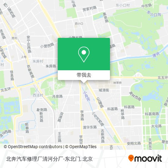 北奔汽车修理厂清河分厂-东北门地图