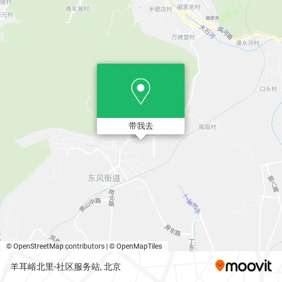 羊耳峪北里-社区服务站地图