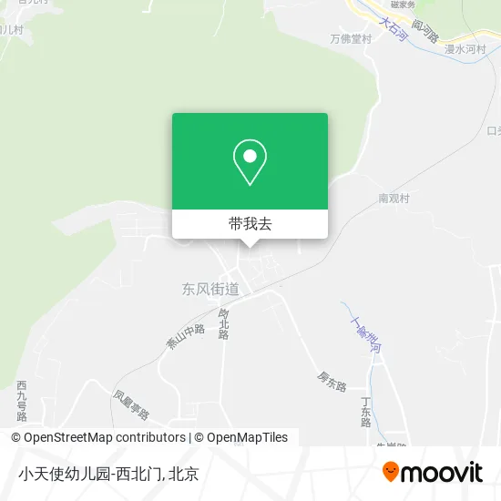 小天使幼儿园-西北门地图