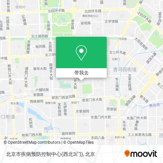 北京市疾病预防控制中心(西北3门)地图