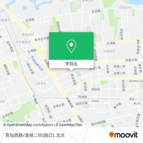育知西路/龙禧二街(路口)地图