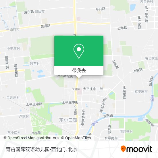 育茁国际双语幼儿园-西北门地图