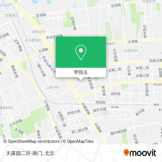 天露园二区-南门地图