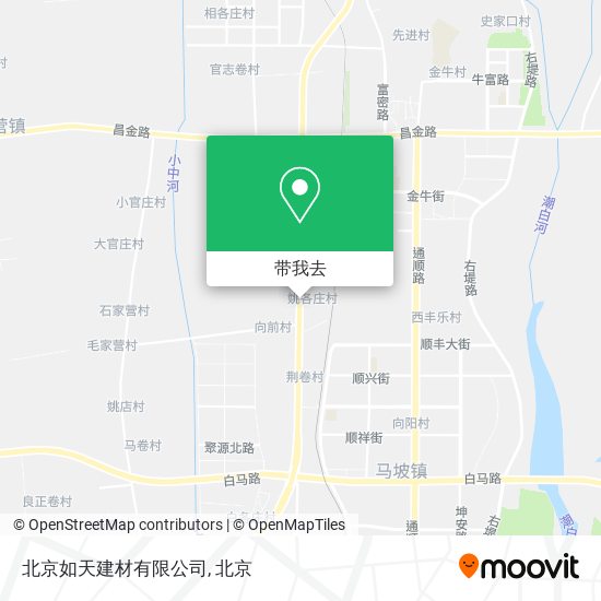 北京如天建材有限公司地图