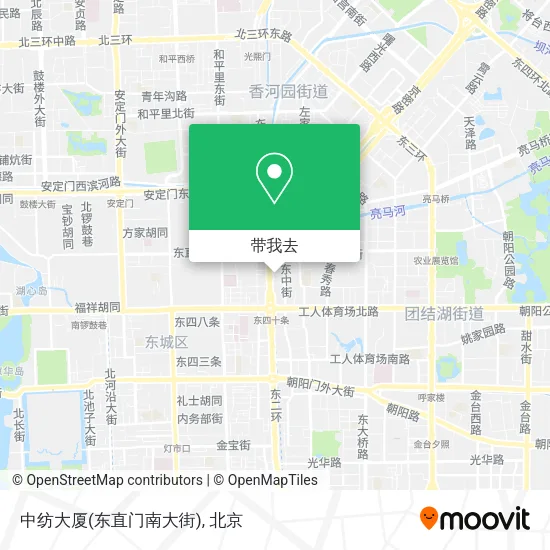 中纺大厦(东直门南大街)地图
