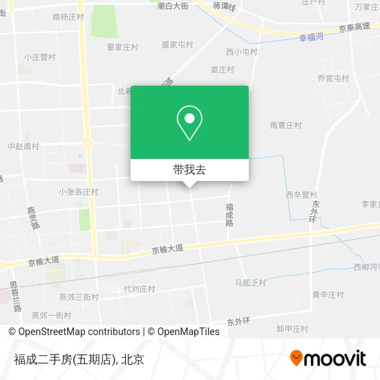 福成二手房(五期店)地图