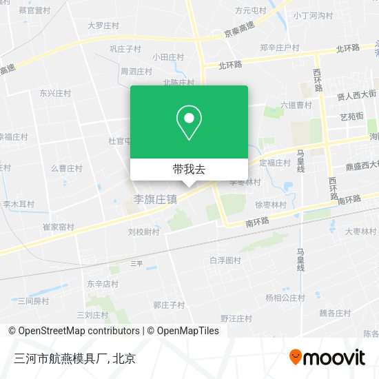 三河市航燕模具厂地图