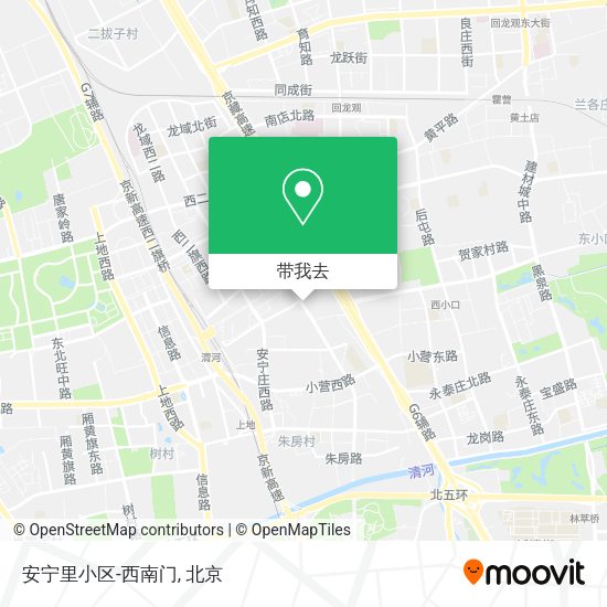 安宁里小区-西南门地图