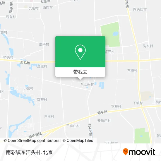 南彩镇东江头村地图