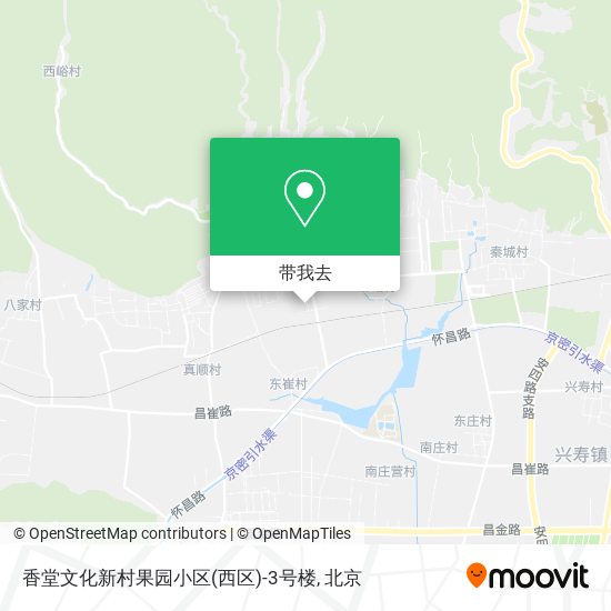 香堂文化新村果园小区(西区)-3号楼地图
