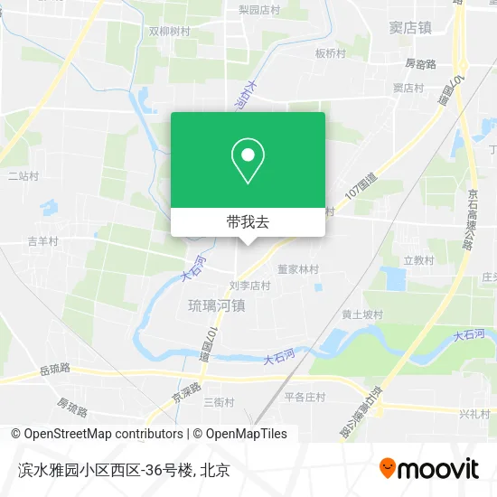 滨水雅园小区西区-36号楼地图