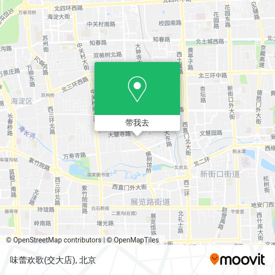 味蕾欢歌(交大店)地图