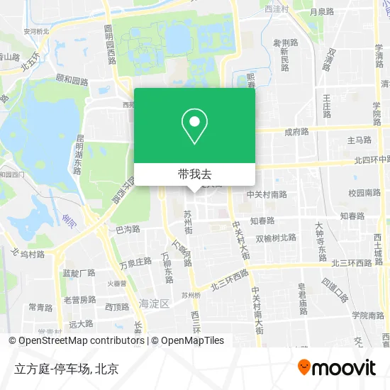 立方庭-停车场地图