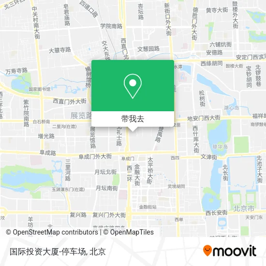 国际投资大厦-停车场地图