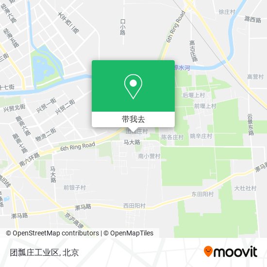 如何坐公交或地铁去马驹桥镇的团瓢庄工业区