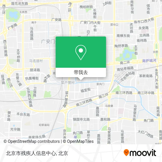 北京市残疾人信息中心地图