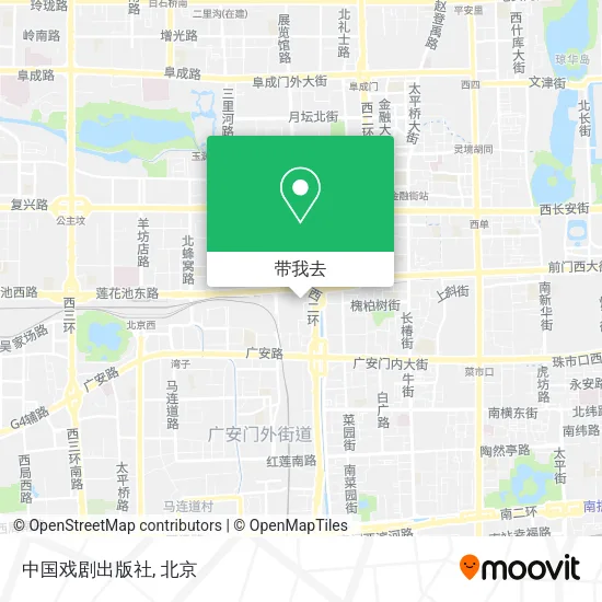 中国戏剧出版社地图