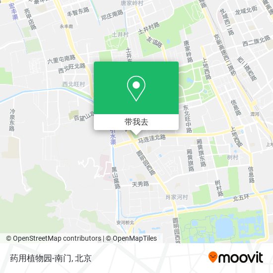 药用植物园-南门地图