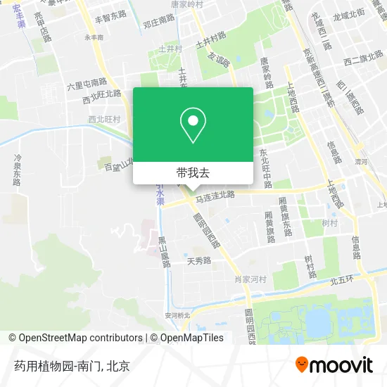 药用植物园-南门地图