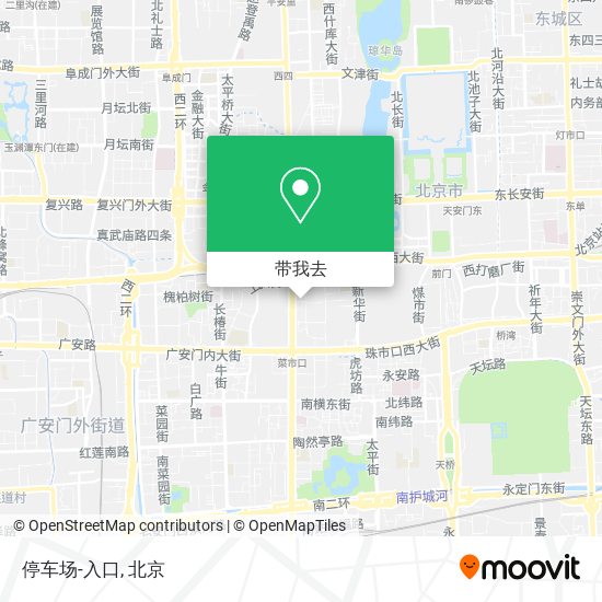 停车场-入口地图