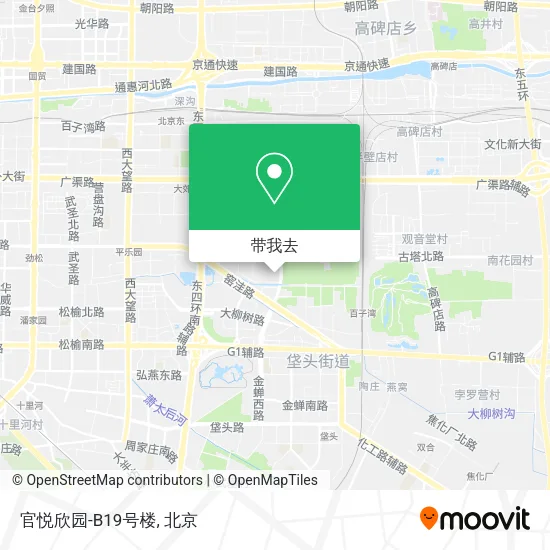 官悦欣园-B19号楼地图