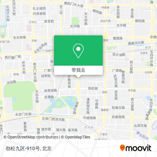 劲松九区-910号地图