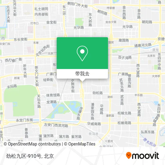 劲松九区-910号地图