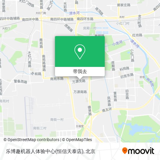 乐博趣机器人体验中心(恒信天泰店)地图