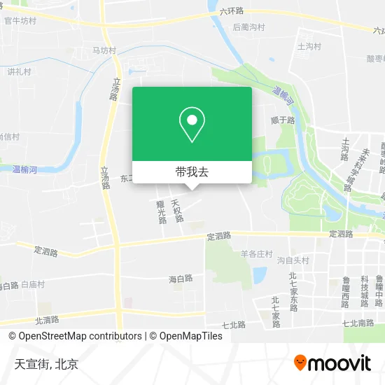 天宣街地图