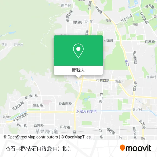 杏石口桥/杏石口路(路口)地图