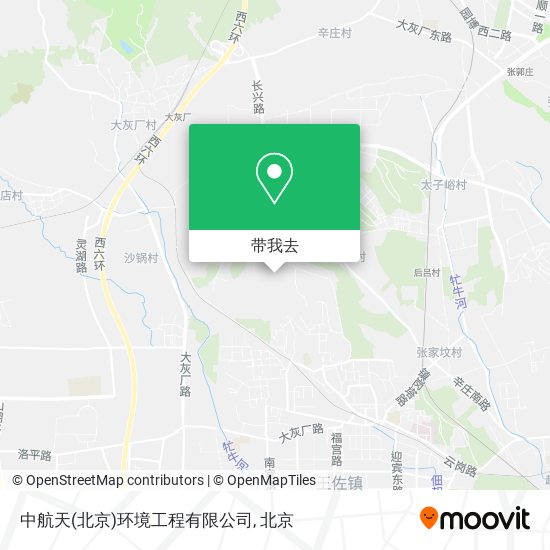 中航天(北京)环境工程有限公司地图